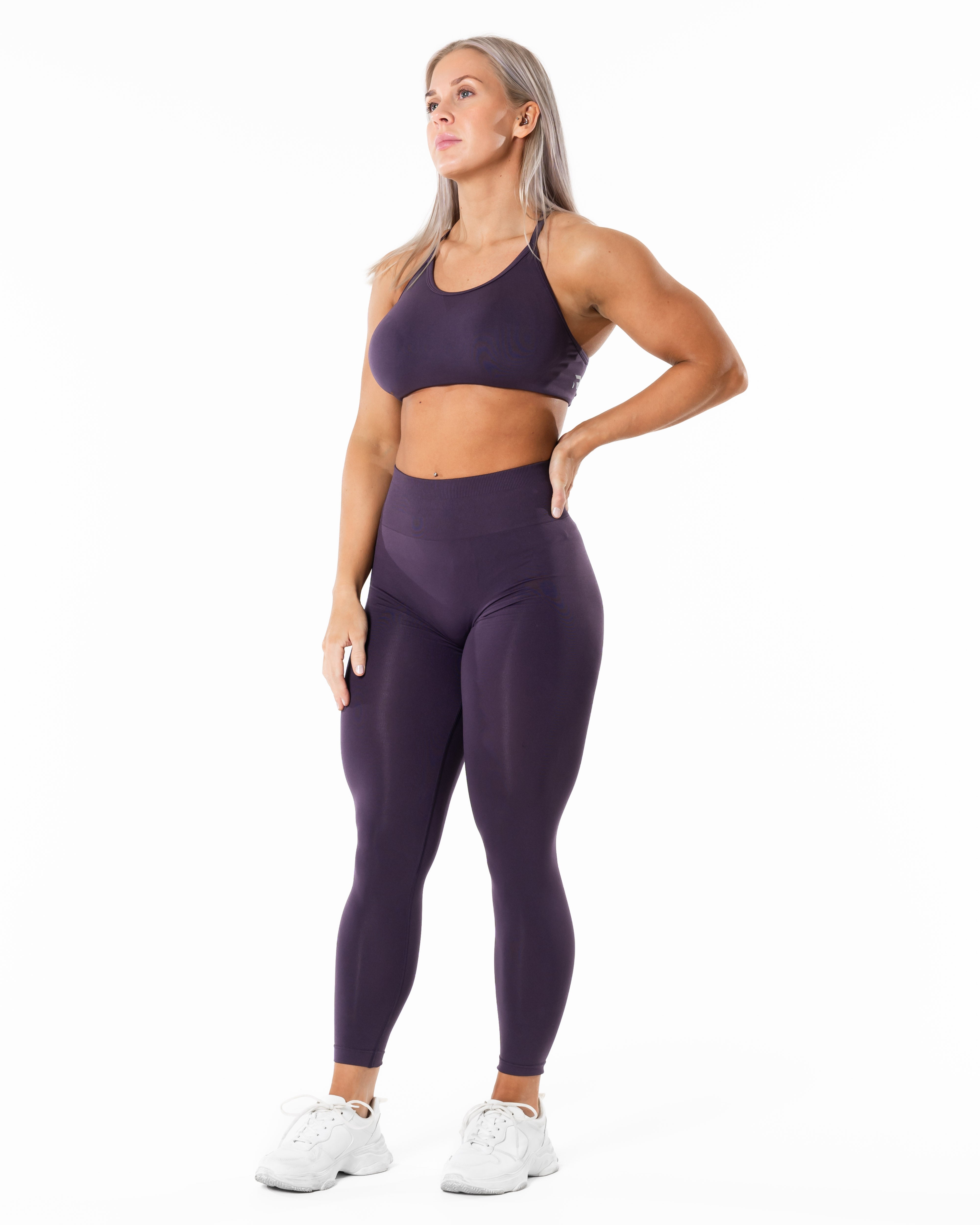 Prime Seamless Top  - Plommonlila